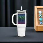 Geometric Mountain 40oz Insulated Travel Mug| Iron Phoenix GHG - Iron Phoenix GHG