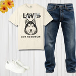 Husky Lover T-shirt - Cozy & Stylish Unisex Tee, Pet Lover Gift