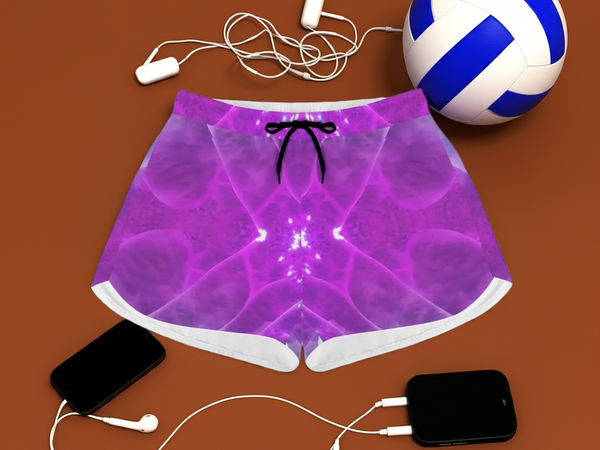 "Purple Gem" Kaleidoscope Athletic Shorts| Iron Phoenix GHG - Iron Phoenix GHG