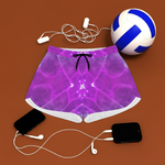 "Purple Gem" Kaleidoscope Athletic Shorts| Iron Phoenix GHG - Iron Phoenix GHG