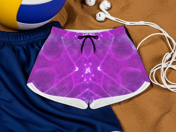 "Purple Gem" Kaleidoscope Athletic Shorts| Iron Phoenix GHG - Iron Phoenix GHG