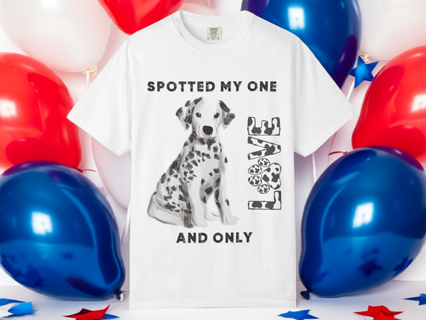 Dalmatian T-shirt - Iconic Eco-Friendly Comfort Tee - Iron Phoenix GHG