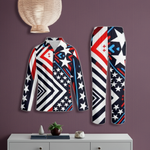 Patriotic Pajama Set | American Flag Style Loungewear - Iron Phoenix GHG