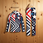 Patriotic Pajama Set | American Flag Style Loungewear - Iron Phoenix GHG
