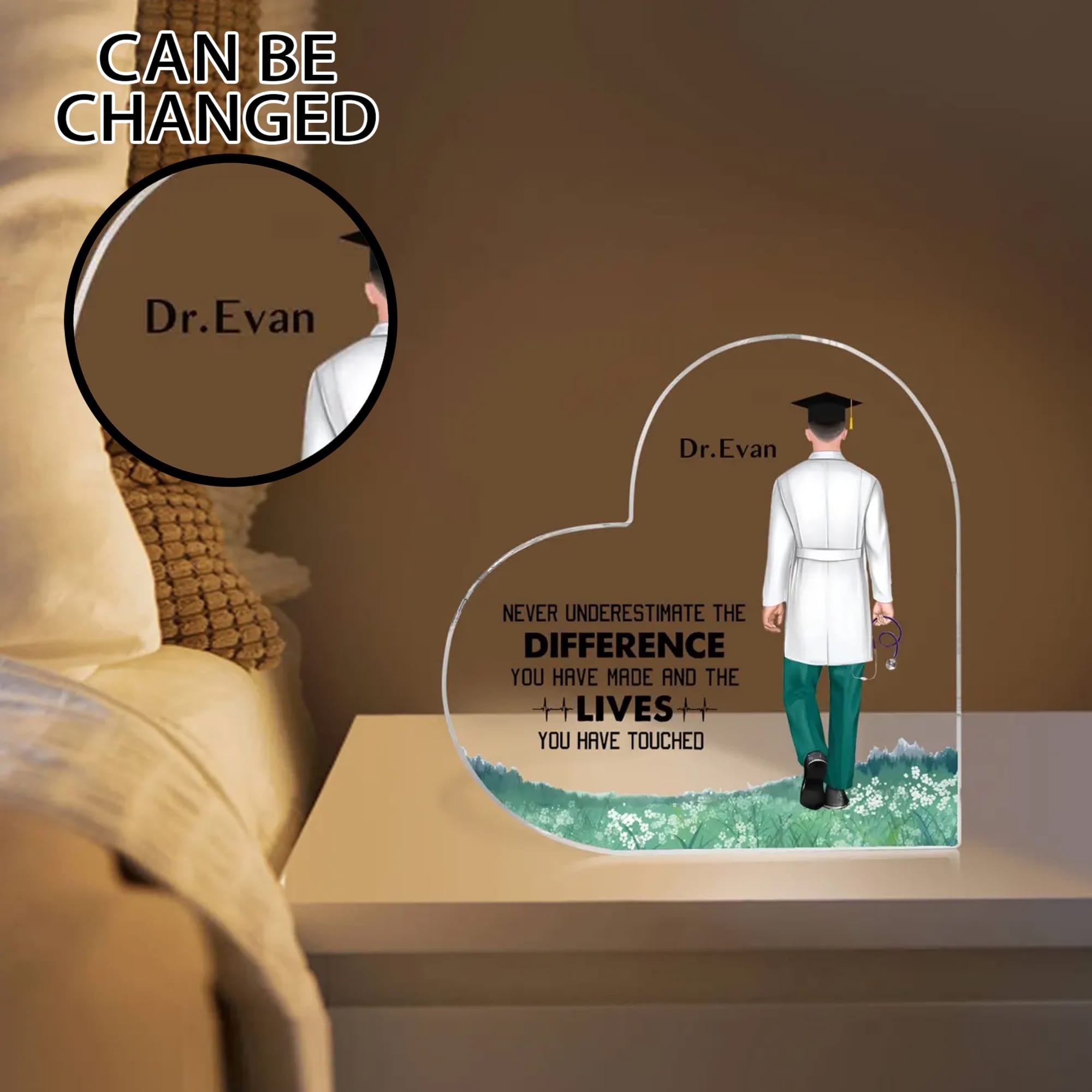 Personalized Doctor Appreciation Acrylic Plaque