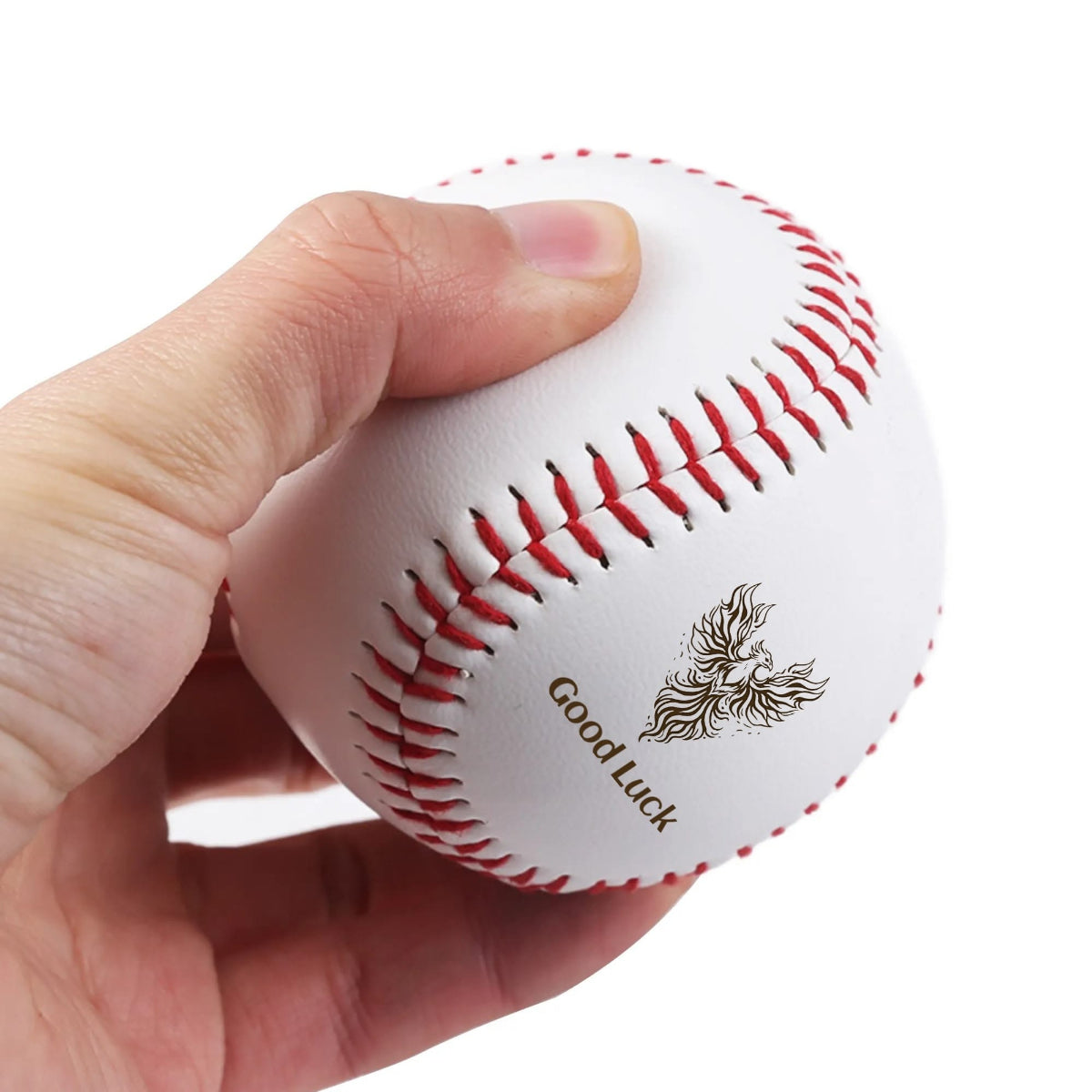Personalized Good Luck Engraved Baseball