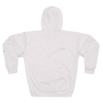 Personalized Teacher Pullover Hoodie shown with adjustable drawstring hood