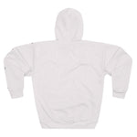 Personalized Teacher Pullover Hoodie shown with adjustable drawstring hood