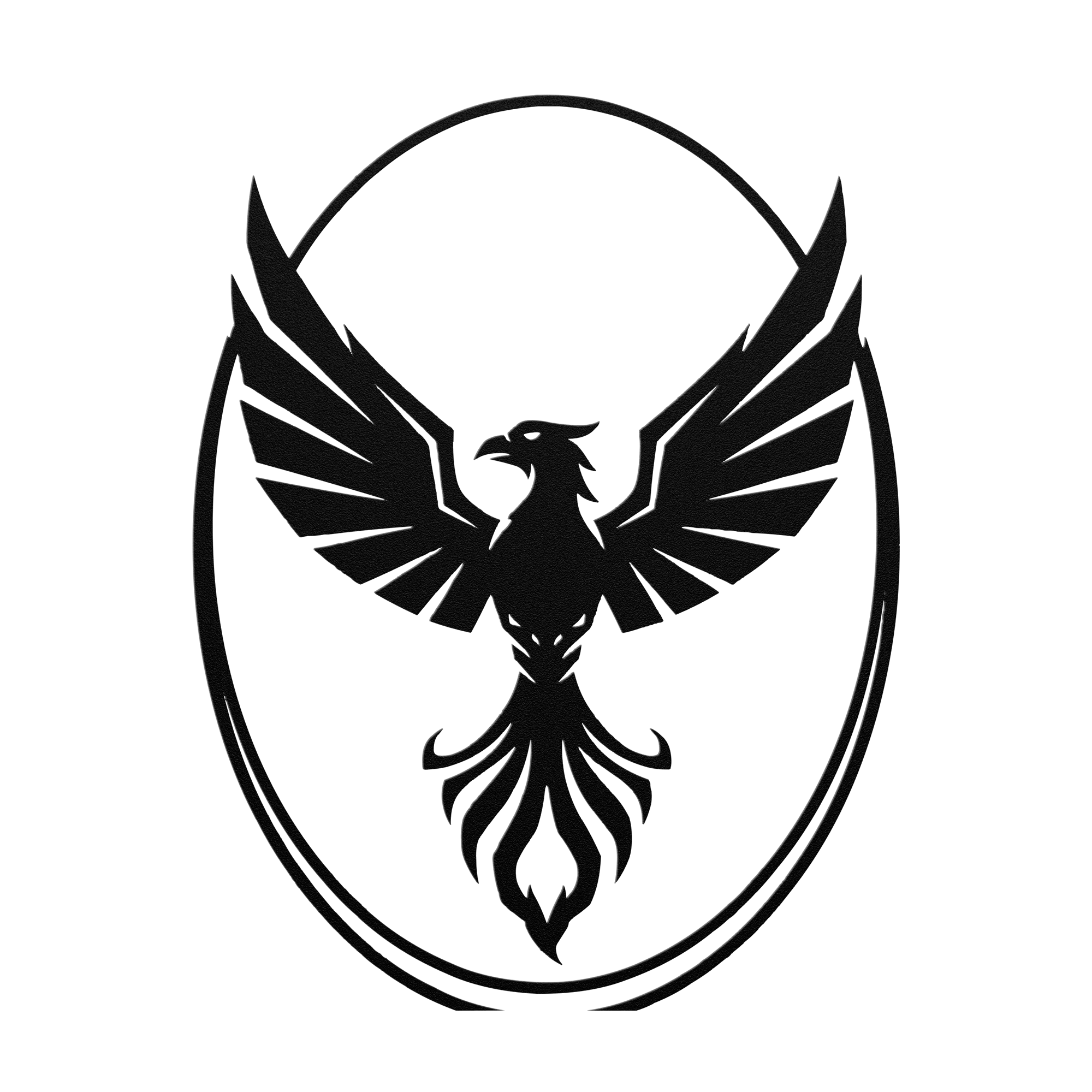 Phoenix Rising Metal Wall Art