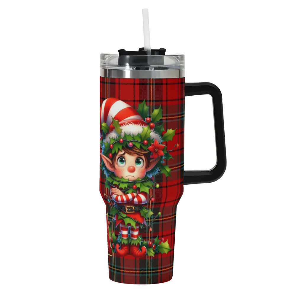 Not Today Santa Elf Tumbler | Funny Holiday