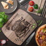 Pug Dog Decorative Wood Board - Dark Walnut H Lifestyle | Our Phoenix Rise