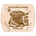 Pug Dog Decorative Wood Board - Light Maple H Main | Our Phoenix Rise