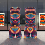 Abstract Heart Swirl Basketball Uniform Set - Storefront Mockup | Our Phoenix Rise