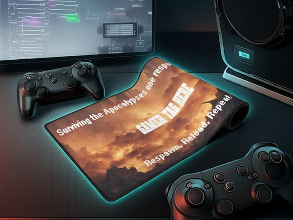 Apocalypse Gaming Mat | Personalized XL Survival Desk Pad - Iron Phoenix GHG