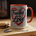 Fueled by Love Mug - Romantic Coffee Mug, Perfect Gift for Couples - Iron Phoenix GHG