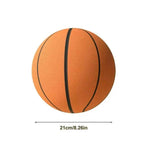 Vibrant Indoor Silent Basketball - Detailed view of zipper for cleaning | Our Phoenix Rise