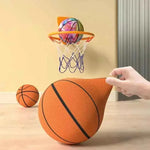 Vibrant Indoor Silent Basketball - Cover being removed to show foam core | Our Phoenix Rise