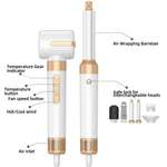 7-in-1 Professional Hair Dryer Brush - Volumizing, Curling, Styling