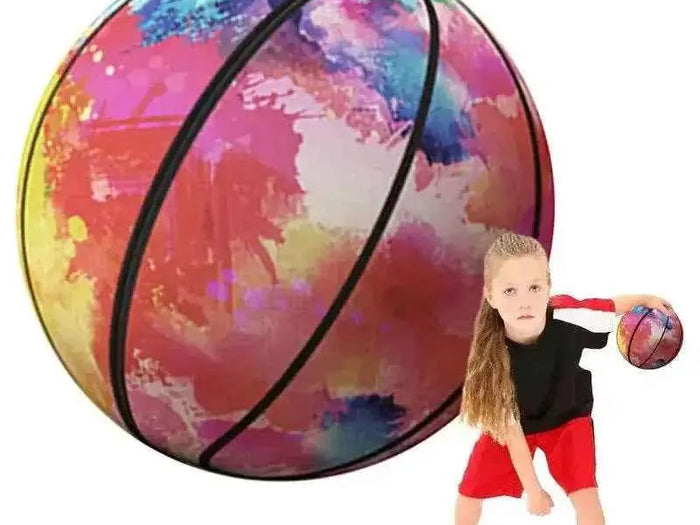 Colorful Indoor Foam Basketball – Quiet Dribbling Practice Ball