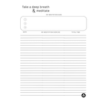 Yoga Wellness Planner | Mindful Recovery Journal for Sport