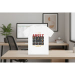 Personalized Gamer Level Up Birthday T-Shirt - White Studio Shot | Our Phoenix Rise