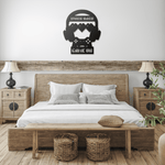 Work Hard Game On Metal Sign - Black in farmhouse bedroom | Our Phoenix Rise
