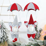 Parachute Gnome Christmas Ornament - Back View Red Hat Gnome | Our Phoenix Rise
