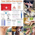 125-in-1 Emergency Survival Kit - Wrist compass, paracord survival bracelet, and multi-tool card | Our Phoenix Rise
