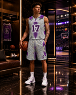Custom Basketball Jersey and Shorts Set - Abstract Pattern Close-up | Our Phoenix Rise