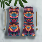 Abstract Heart Swirl Basketball Uniform Set - Jersey Back View | Our Phoenix Rise
