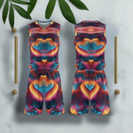 Abstract Heart Swirl Basketball Uniform Set - Matching Shorts Front | Our Phoenix Rise