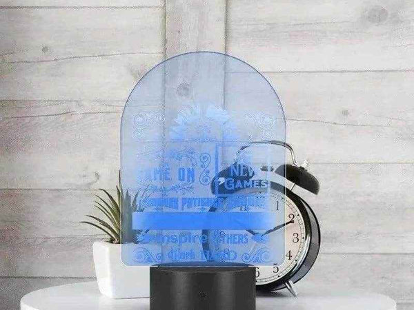 Gamer Family Rules LED Lamp |Shadowseeker | Iron Phoenix GHG