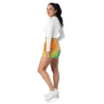 Electric Grid Womens Athletic Shorts Detailed View 12 | Our Phoenix Rise