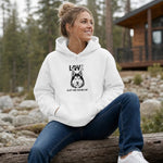 Funny Husky Dog Hoodie - Close Up of Kangaroo Pocket and Design | Our Phoenix Rise