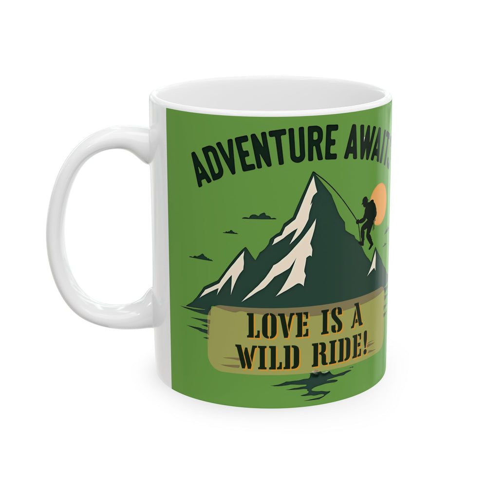 Adventure Awaits Ceramic Coffee Mug