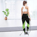 Neon Green Gamer Yoga Leggings - Lifestyle casual pose | Our Phoenix Rise