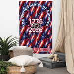 USA 250th Anniversary Flag - Red White Blue Wall Display | Our Phoenix Rise