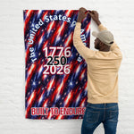 USA 250th Anniversary Flag - Full View with Design | Our Phoenix Rise