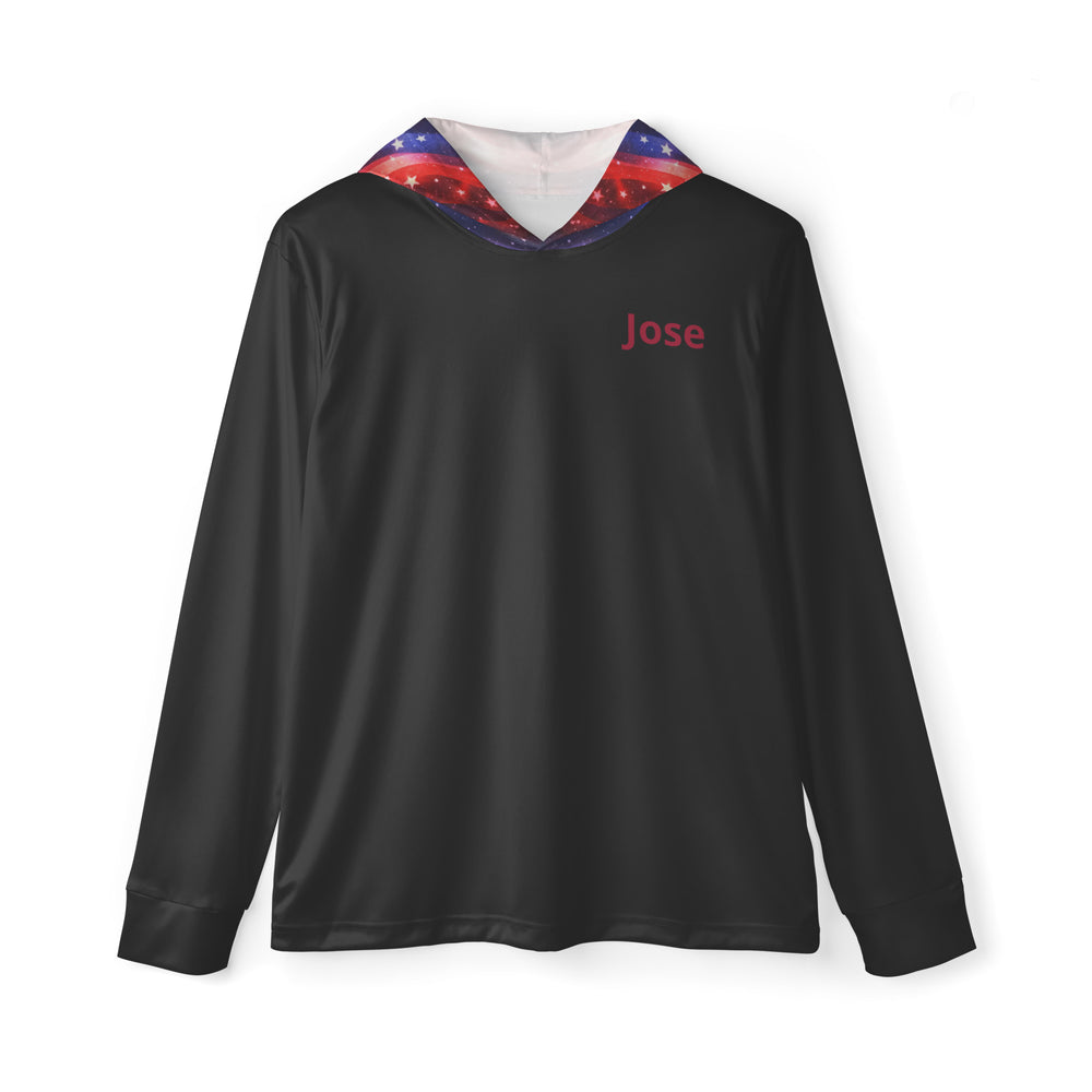 Personalized American Eagle Sports Hoodie Black XS-4XL