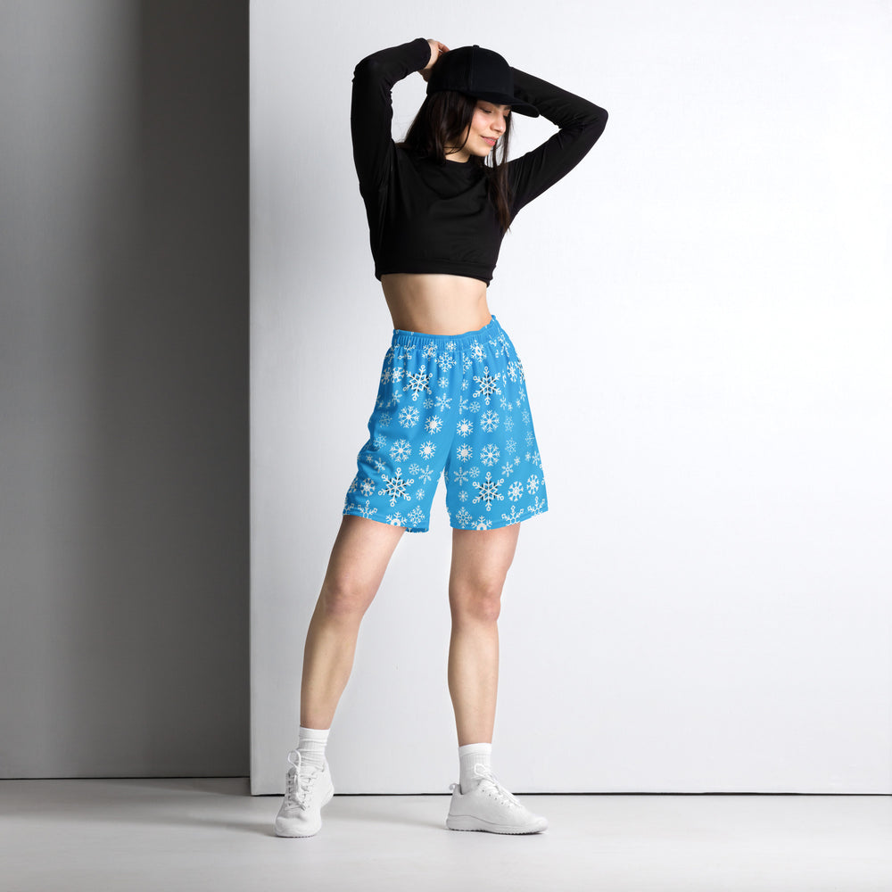 Blue Recycled Mesh Shorts | Unisex Activewear 2XS - 6XL