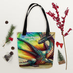 Dragon Magic Design Tote Bag - spacious interior view | Our Phoenix Rise