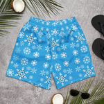 Mens Snowflake Athletic Shorts Funny Winter Workout Apparel Detailed View 7 | Our Phoenix Rise