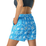 Mens Snowflake Athletic Shorts Funny Winter Workout Apparel Detailed View 3 | Our Phoenix Rise