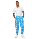 White Snowflake Pattern Track Pants - Front View - Detail 11 | Our Phoenix Rise