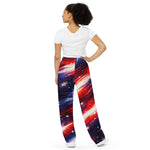 Americana Wide Leg Pants - Back view detail on white background | Our Phoenix Rise