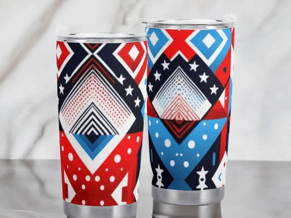 "Geo Patriot" Travel Mug (20oz) | Iron Phoenix GHG - Iron Phoenix GHG
