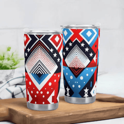 Geo Patriot Travel Mug (20oz) Main Perspective | Our Phoenix Rise