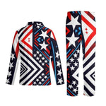 Patriotic Pajama Set | American Flag Style Loungewear