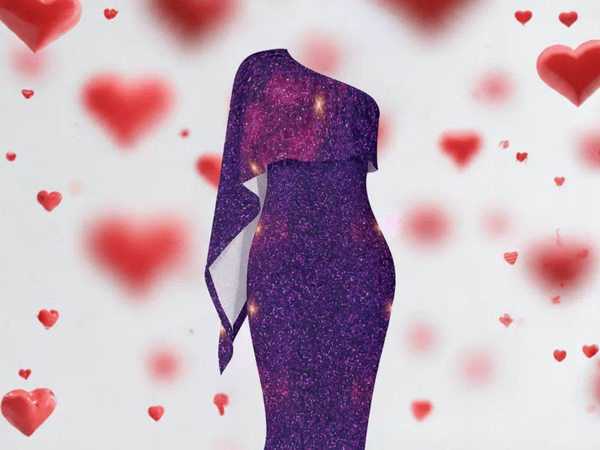 Cosmic Night Purple Galaxy Dress | Fashion Lovers - Iron Phoenix GHG