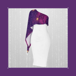 Galaxy Drape White Party Dress | Iron Phoenix GHG - Iron Phoenix GHG